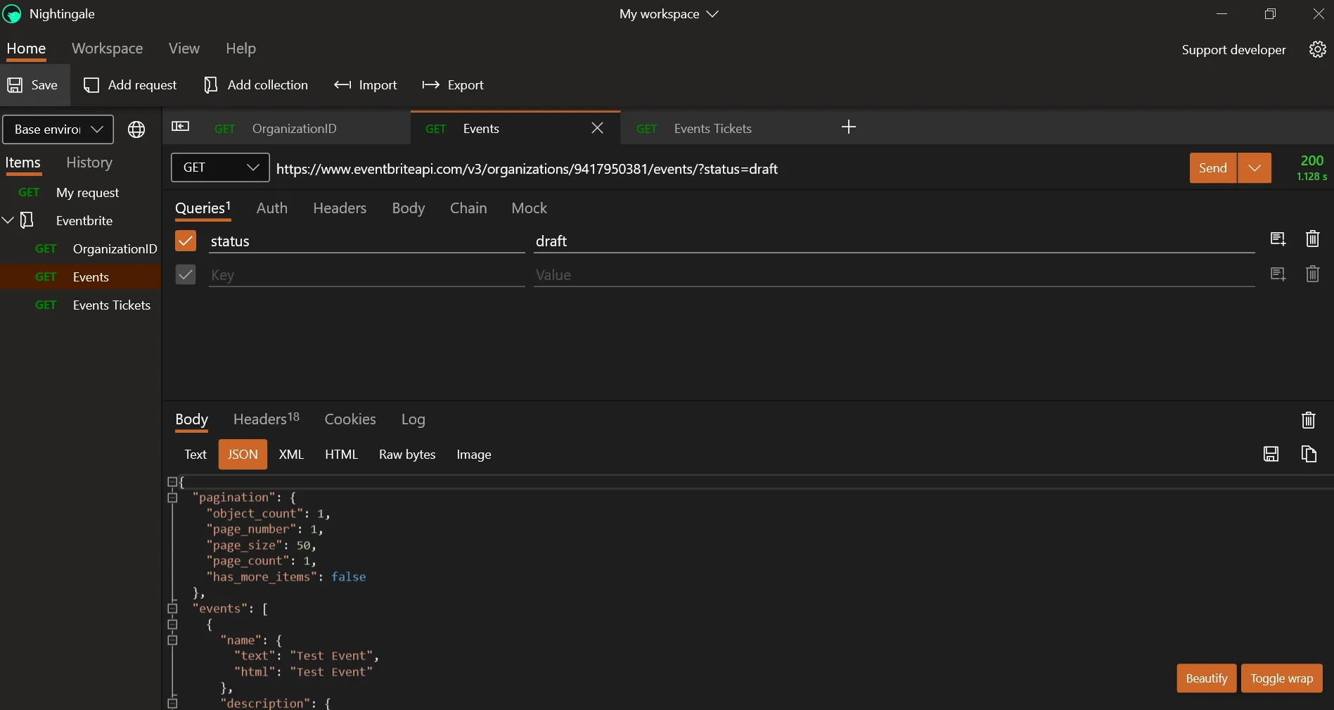 Nightingale Rest Client